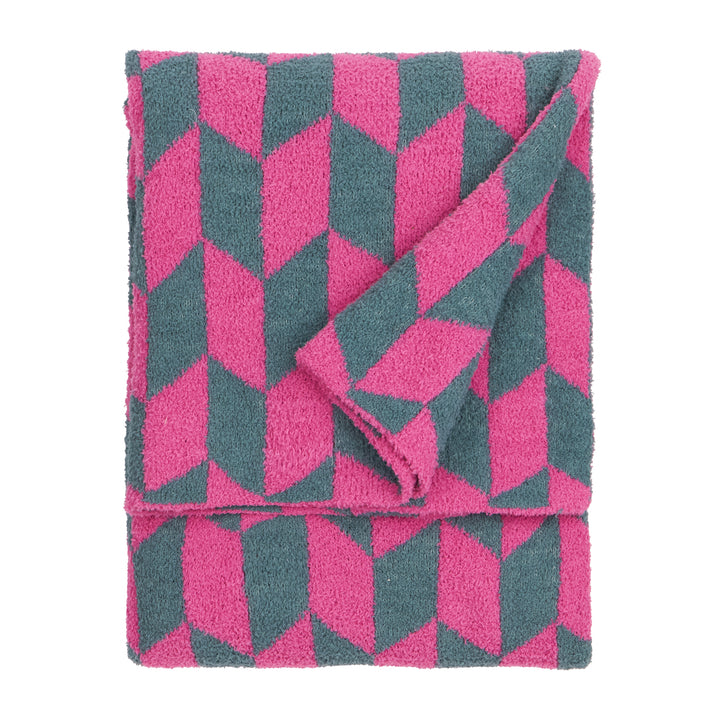 Olsen 130x180 Throw Retro Pink - image 2