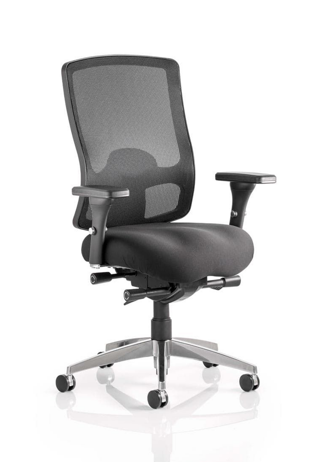 Regent High Mesh Back Ergonomic Task Operator Office Chair with Arms