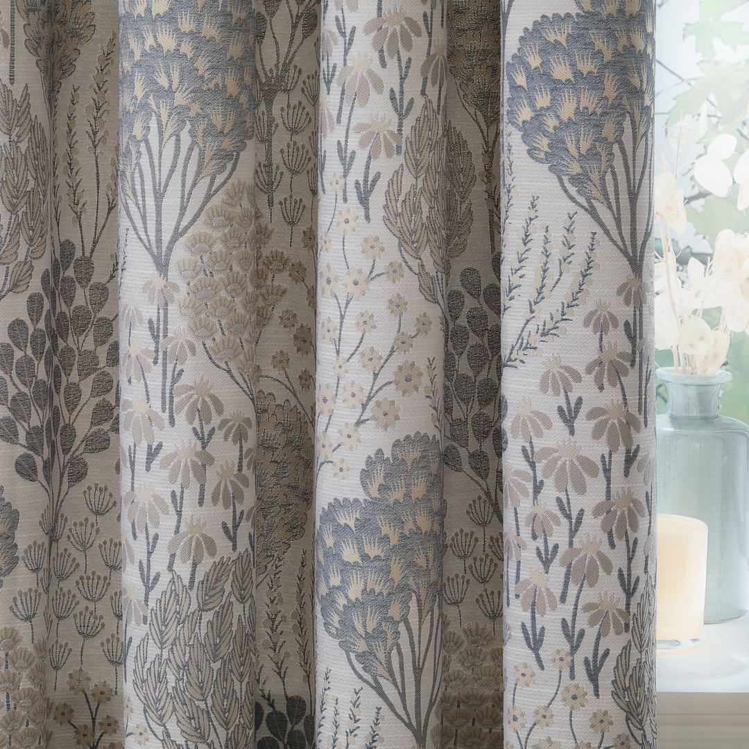 OPHELIA 229X137 EYELET CURTAINS WEDGEWOOD