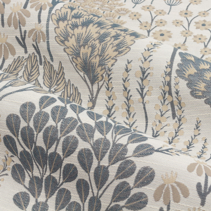 OPHELIA 117X137 PENCIL PLEAT CURTAINS WEDGEWOOD