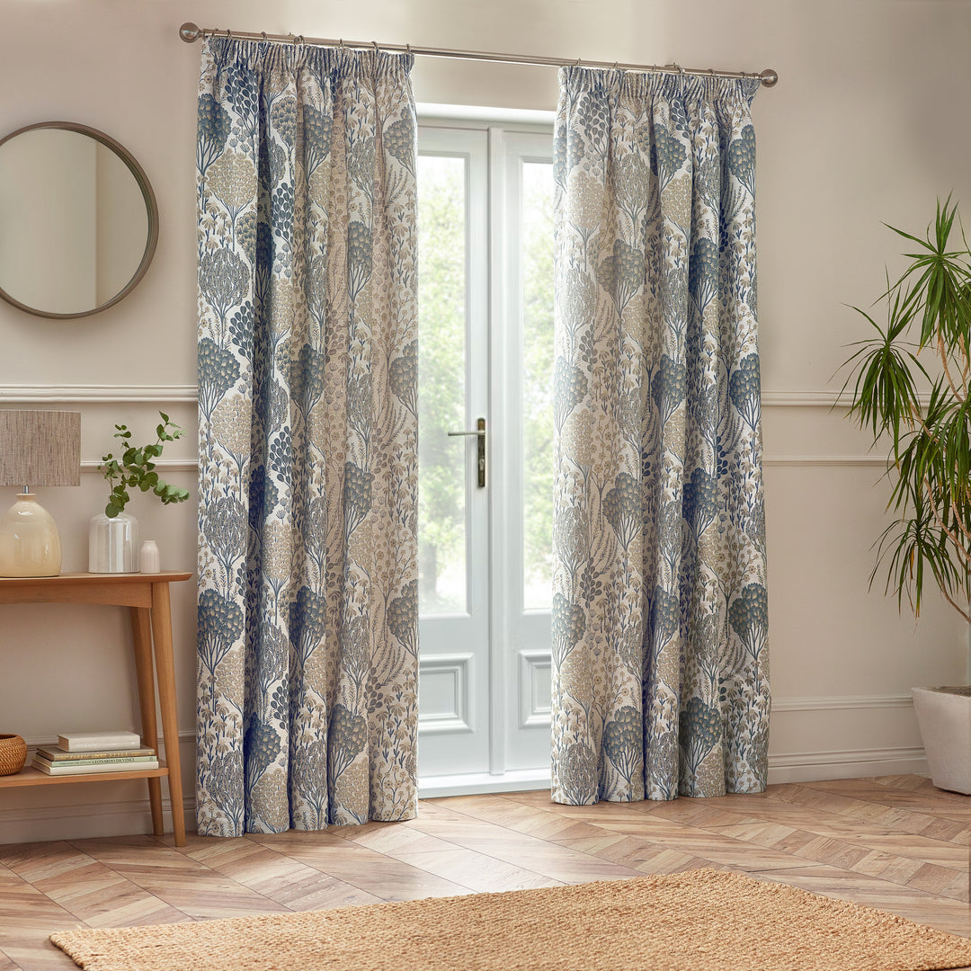 Ophelia 117x182 Pencil Pleat Curtains Wedgewood - image 6