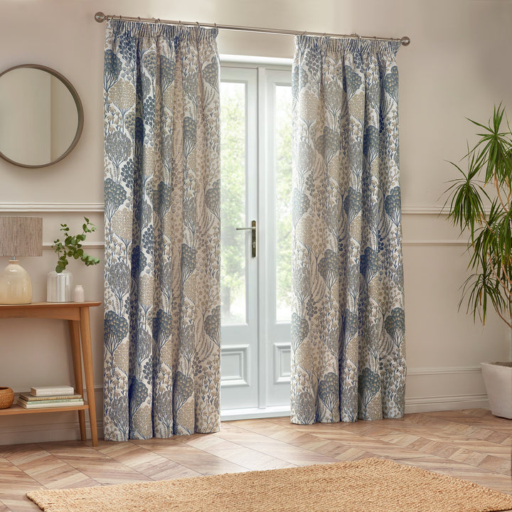 Ophelia 228x228 Pencil Pleat Curtains Wedgewood - image 6