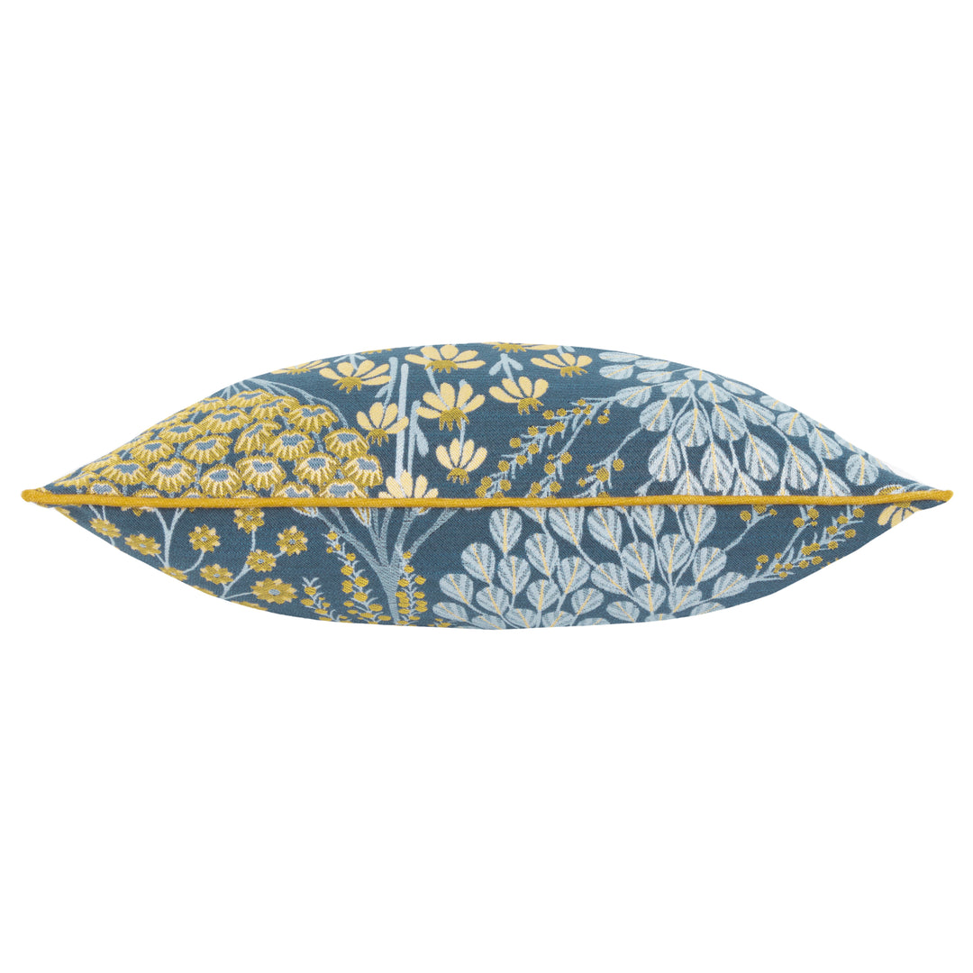 OPHELIA 50X50 CUSHION CASE BLUE/SAFFRON