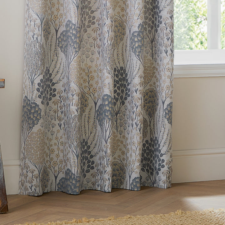OPHELIA 117X183 EYELET CURTAINS WEDGEWOOD