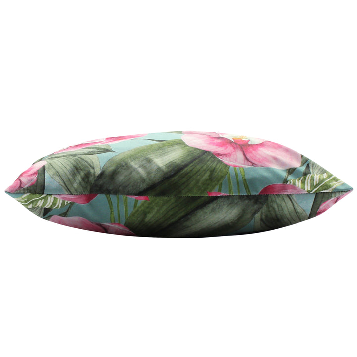 Orchids 43x43 Outdoor Cushion Cover Duck Egg - image 2