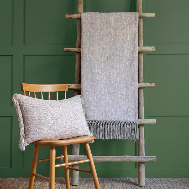 ORYX 136X200 THROW HEATHER