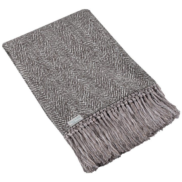 ORYX 136X200 THROW SLATE