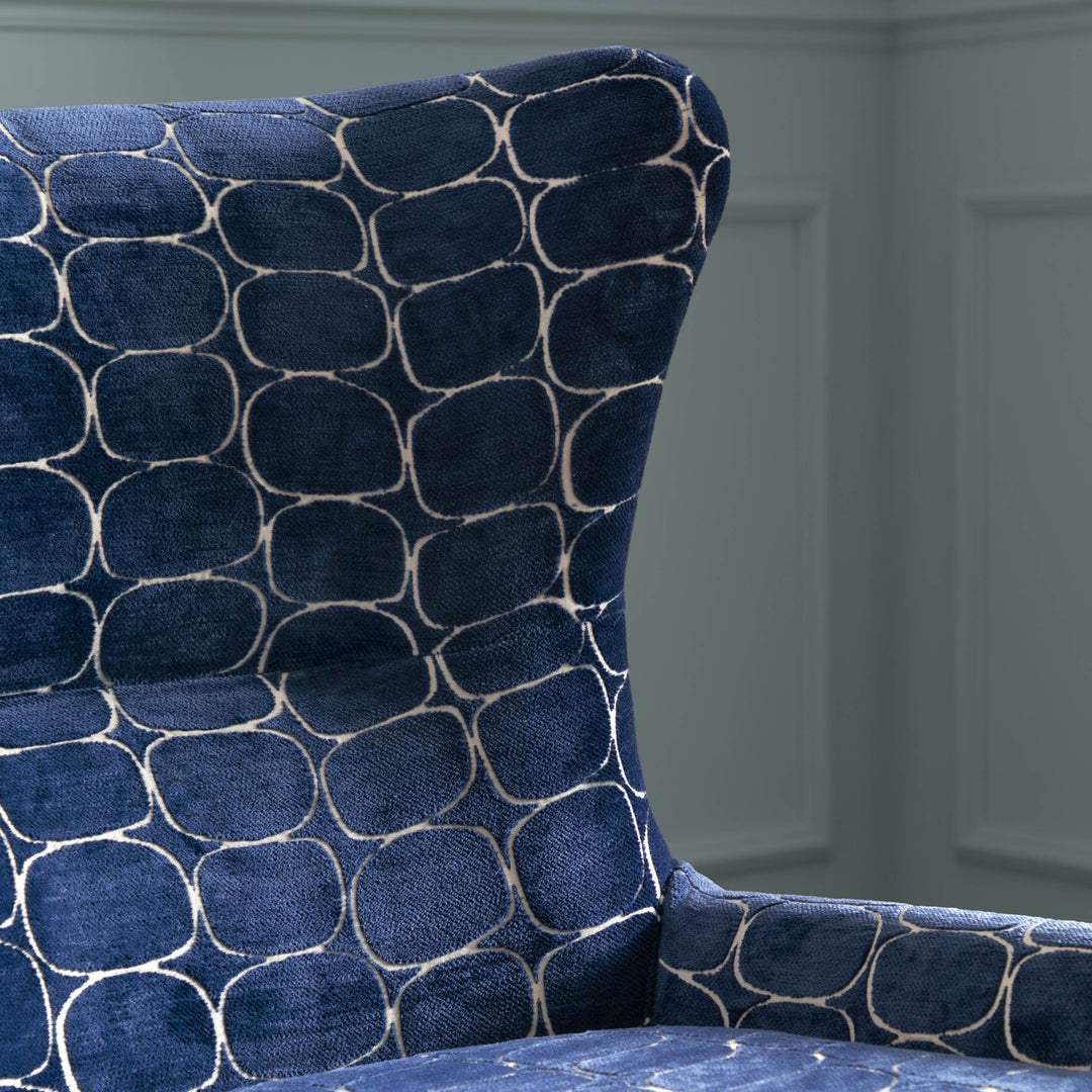 OSWALD ARMCHAIR BLUE