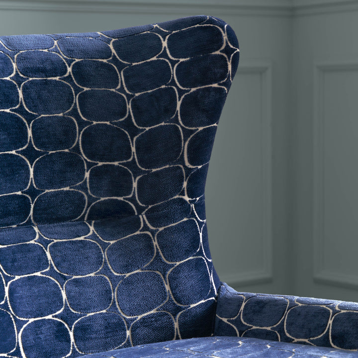 OSWALD ARMCHAIR BLUE