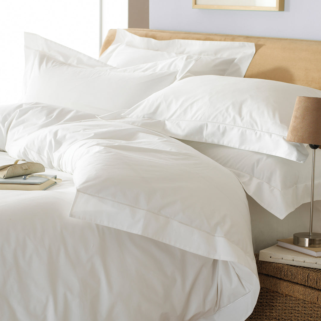 Oxford Emb Sb D/Set White