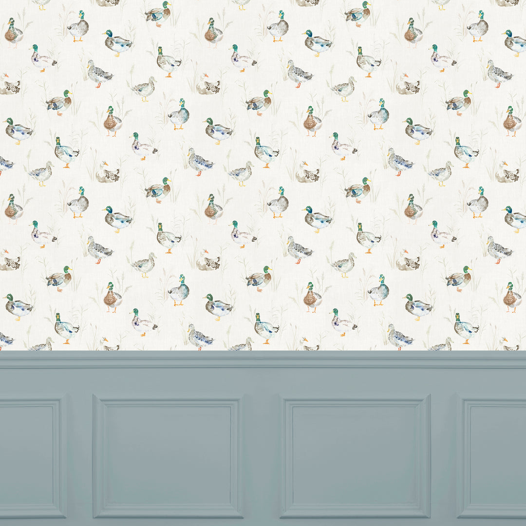 Paddling Ducks Wallpaper Cream - image 2