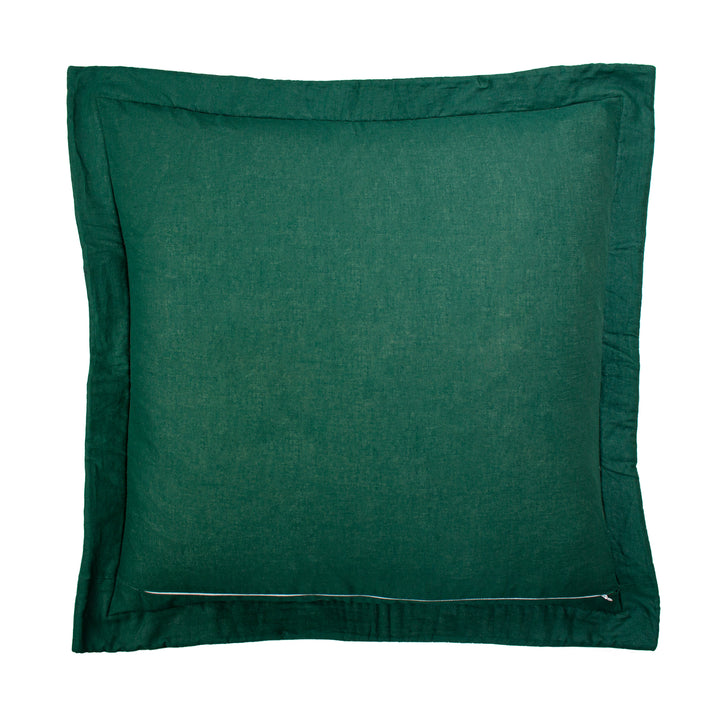 PALMERIA 60X60 QUILT C/CASE EMERALD