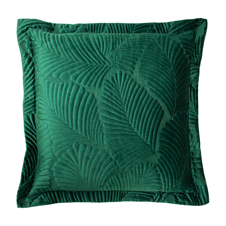 PALMERIA 60X60 QUILT C/CASE EMERALD