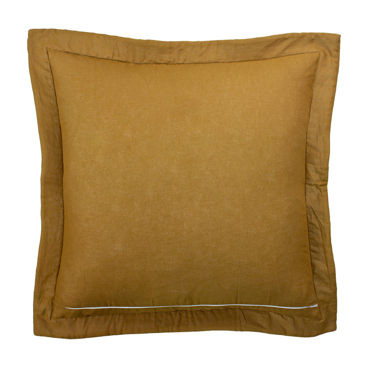 PALMERIA 60X60 QUILT C/CASE GOLD