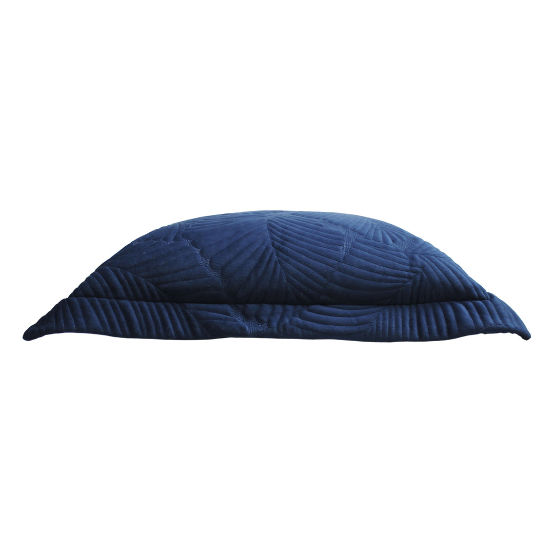 PALMERIA 60X60 QUILT CUSHION CASE NAVY