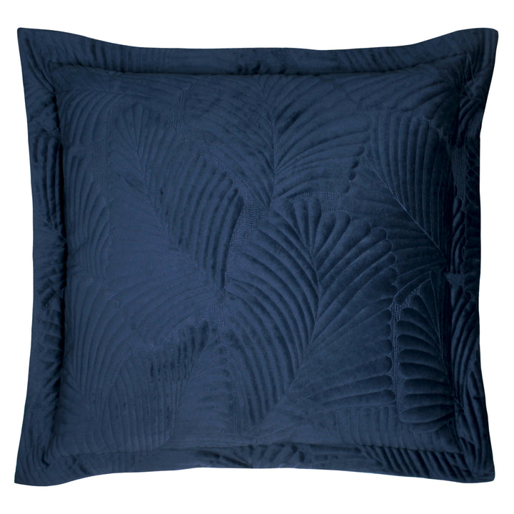 PALMERIA 60X60 QUILT CUSHION CASE NAVY