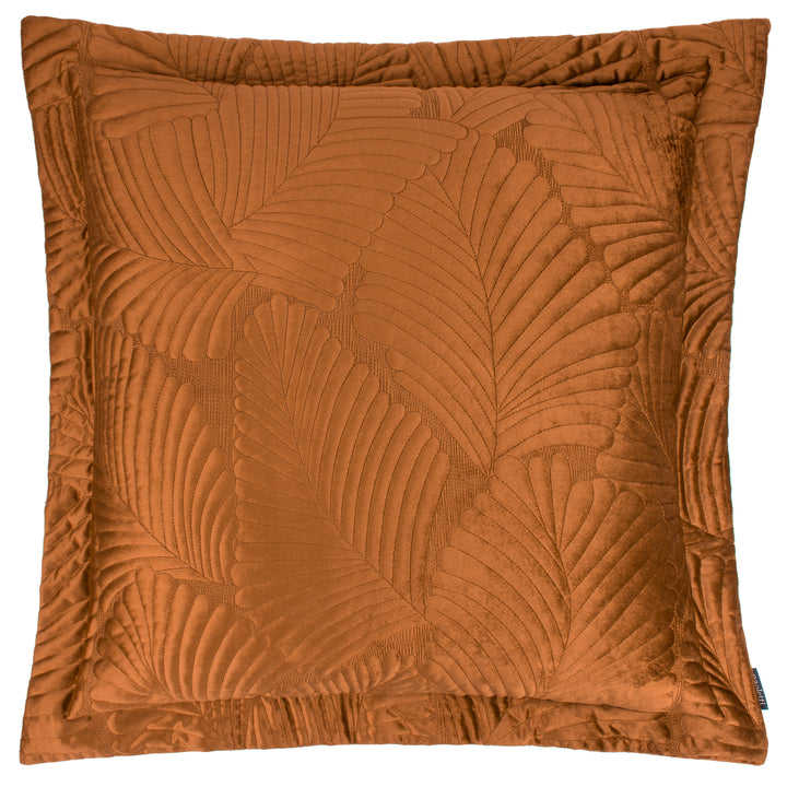 PALMERIA 60X60 QUILT CUSHION CASE RUST