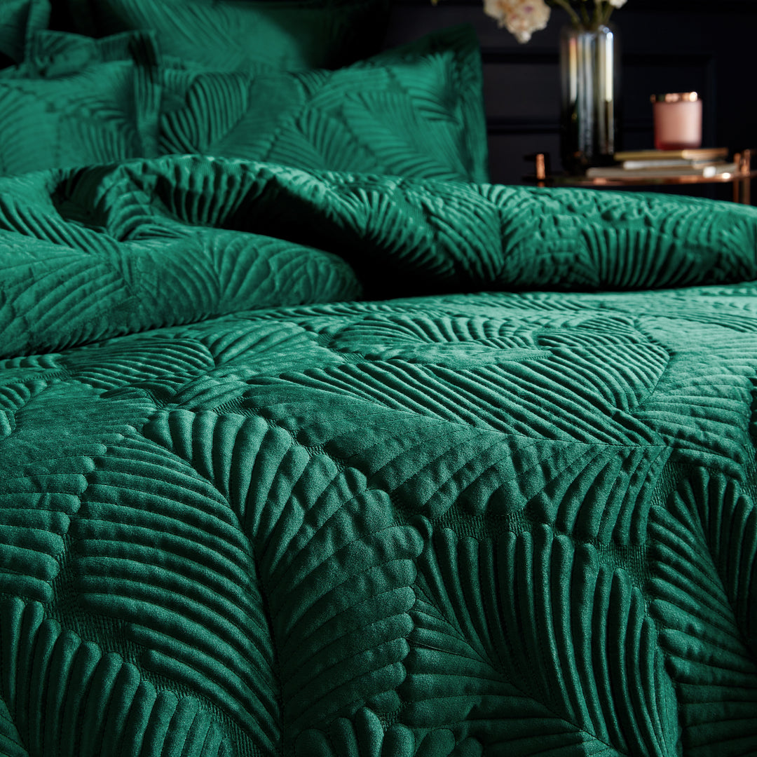 Palmeria Sk Quilted Duvet Set Emerald - image 2
