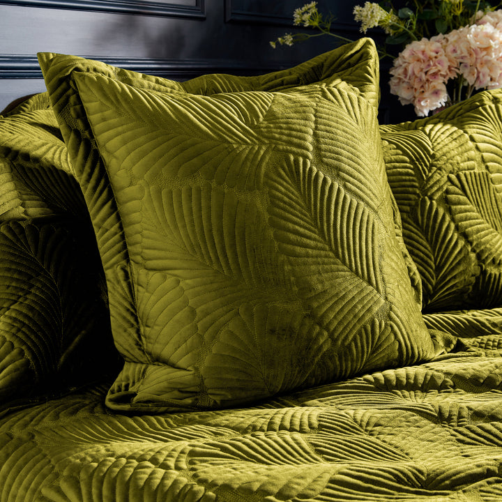 Palmeria Super King Quilted Duvet Set Moss - image 4