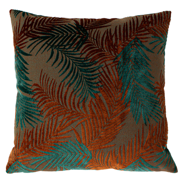 PALM GROVE 50X50 C/CASE TEAL/RUS