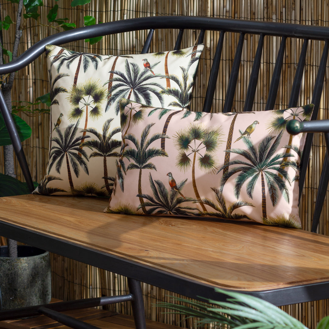 Palms 30x50 Outdoor Cushion Cover Blush - image 4