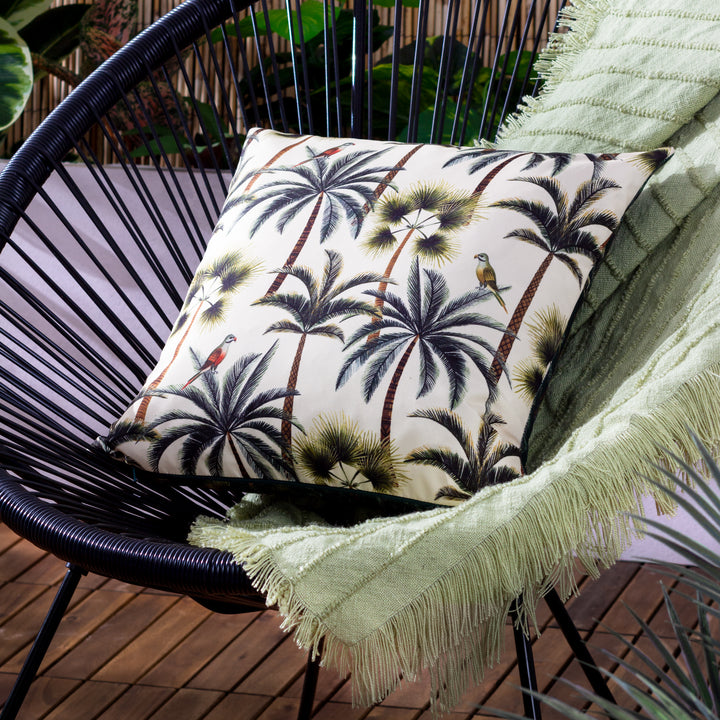 Palms 43x43 Outdoor Cushion Cover Forest