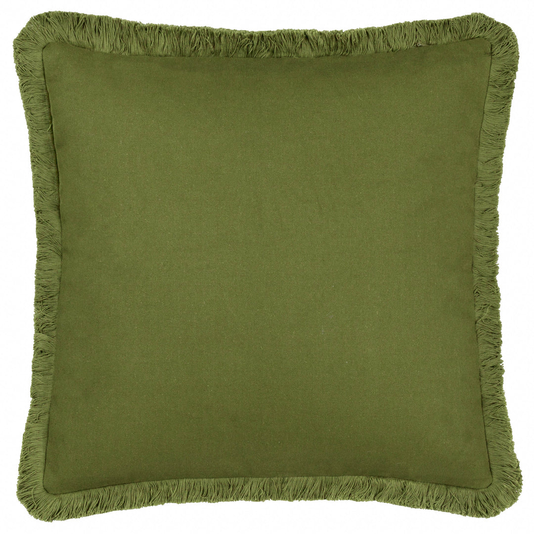 PALM 45X45 CUSHION CASE GREEN