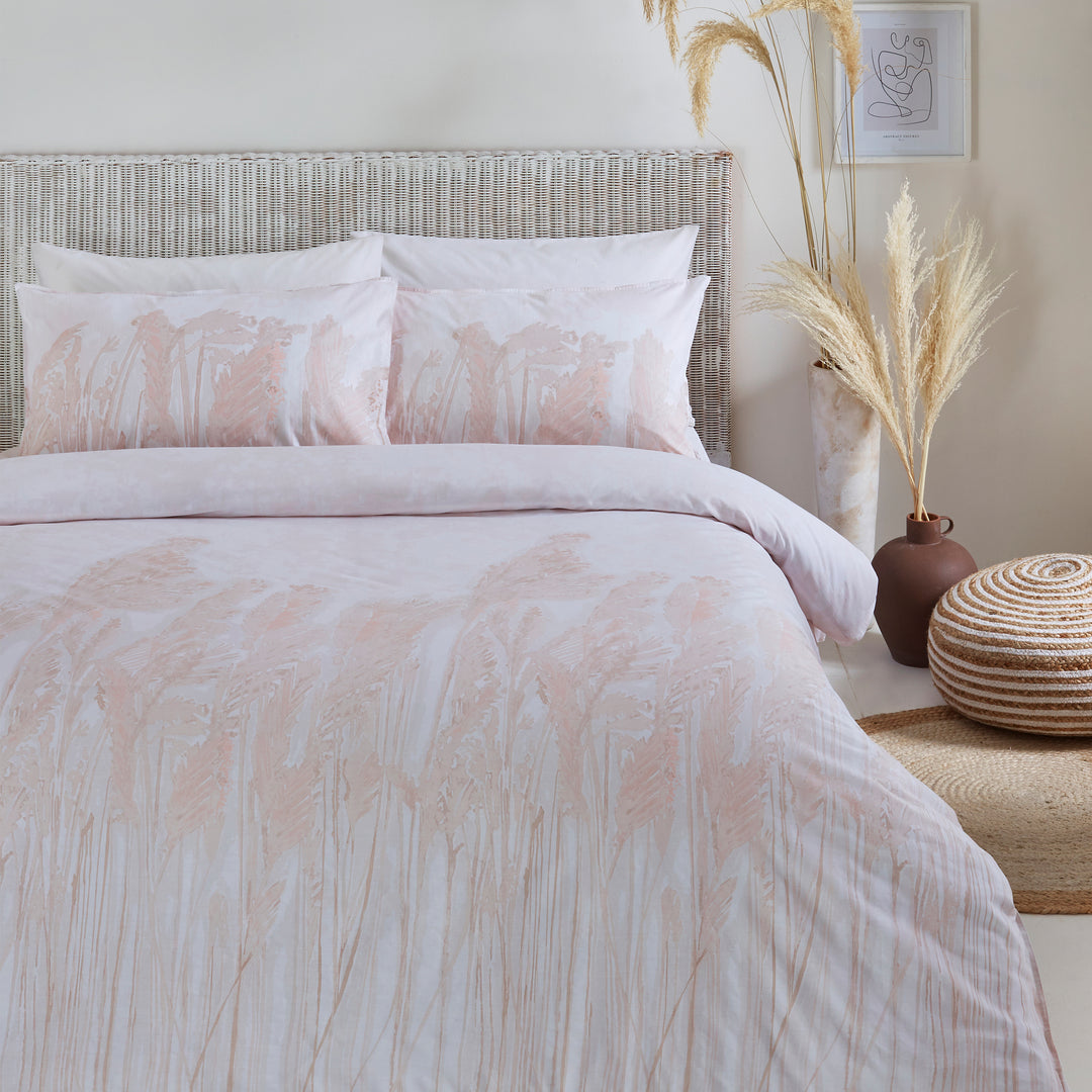 Pampas Sb Duvet Set Blush