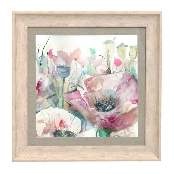 SMALL SQUARE BIRCH PAPAVERA MAUVE 46X46 CM *N*