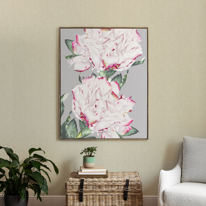 FRAMED CANVAS STONE PARCEVALL FUCHSIA 143X114