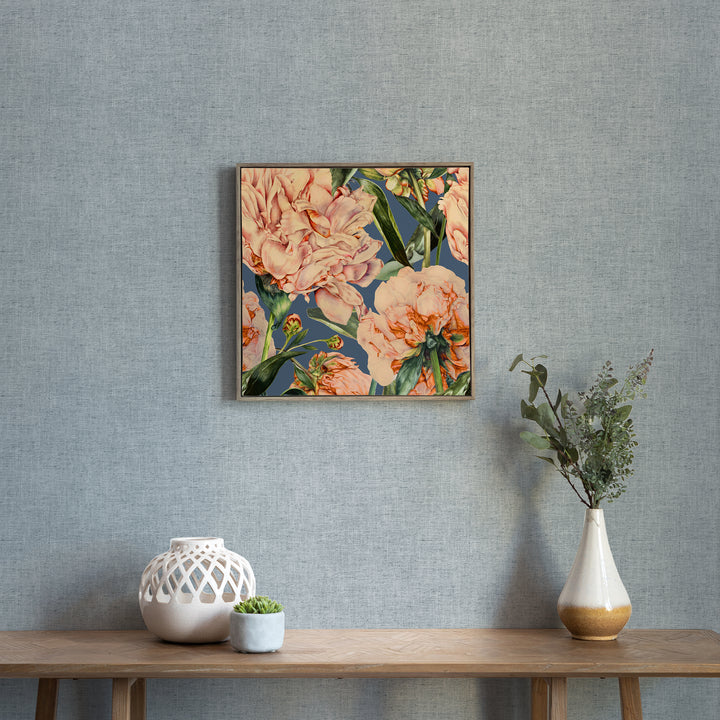 FRAMED CANVAS STONE PARCEVALL CORAL 49X49