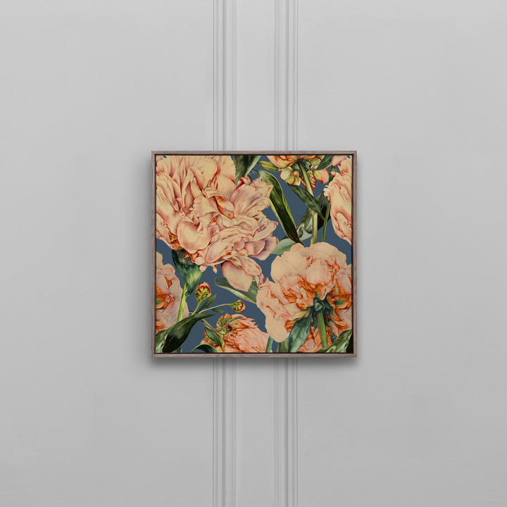 FRAMED CANVAS STONE PARCEVALL CORAL 49X49