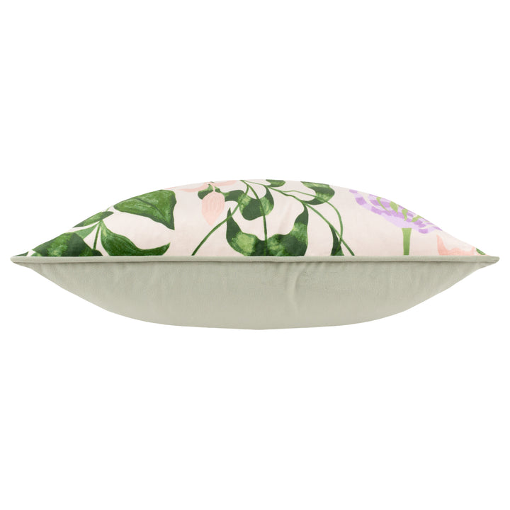 PASSIFLORA 50X50 CUSHION CASE PEACH/VINE GREEN