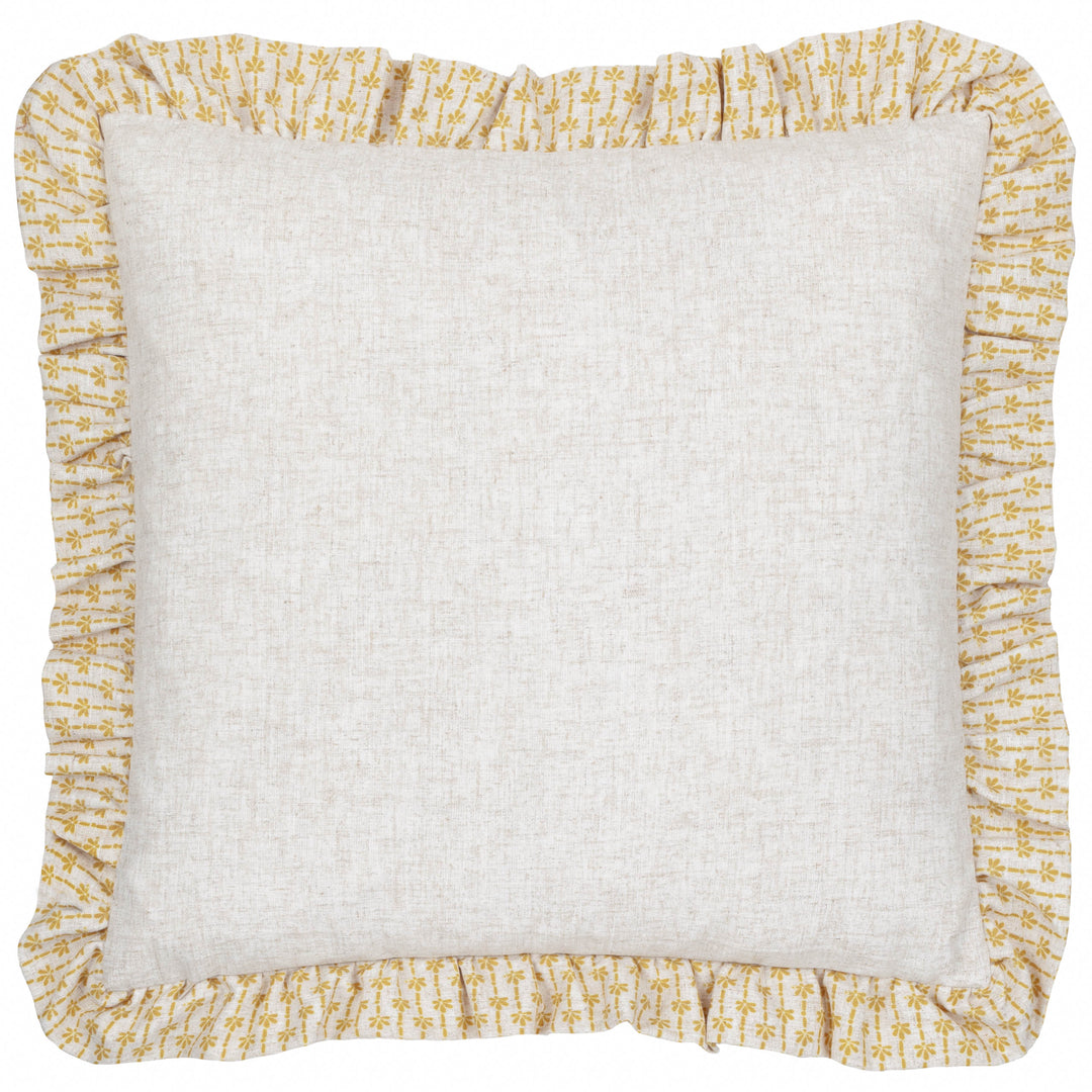 PANNI BLOCK 45X45 CUSHION CASE LINEN/OCHRE