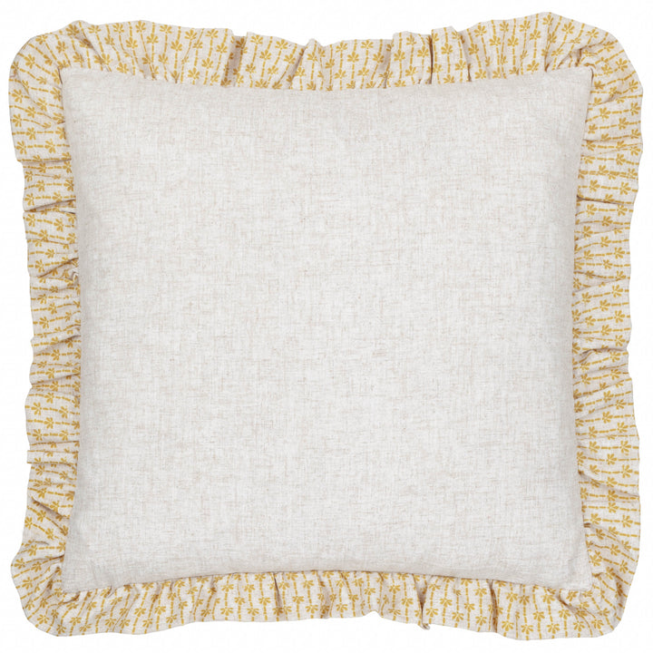 PANNI BLOCK 45X45 CUSHION CASE LINEN/OCHRE