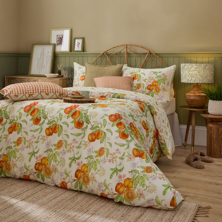 Peach Harvest Super King Duvet Set Orange