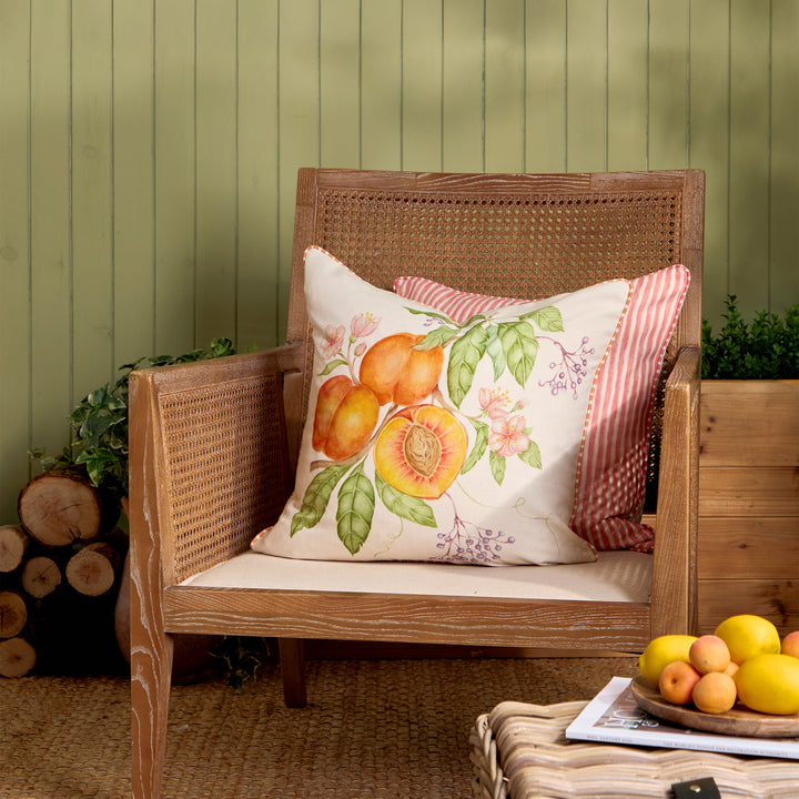 PEACH HARVEST 43X43 OUTDOOR CUSHION CASE ORANGE