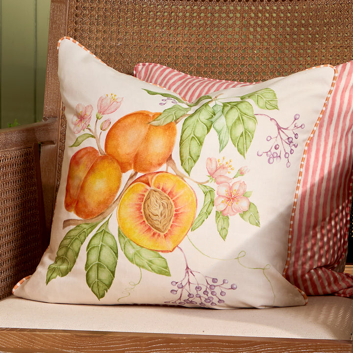 PEACH HARVEST 43X43 OUTDOOR CUSHION CASE ORANGE