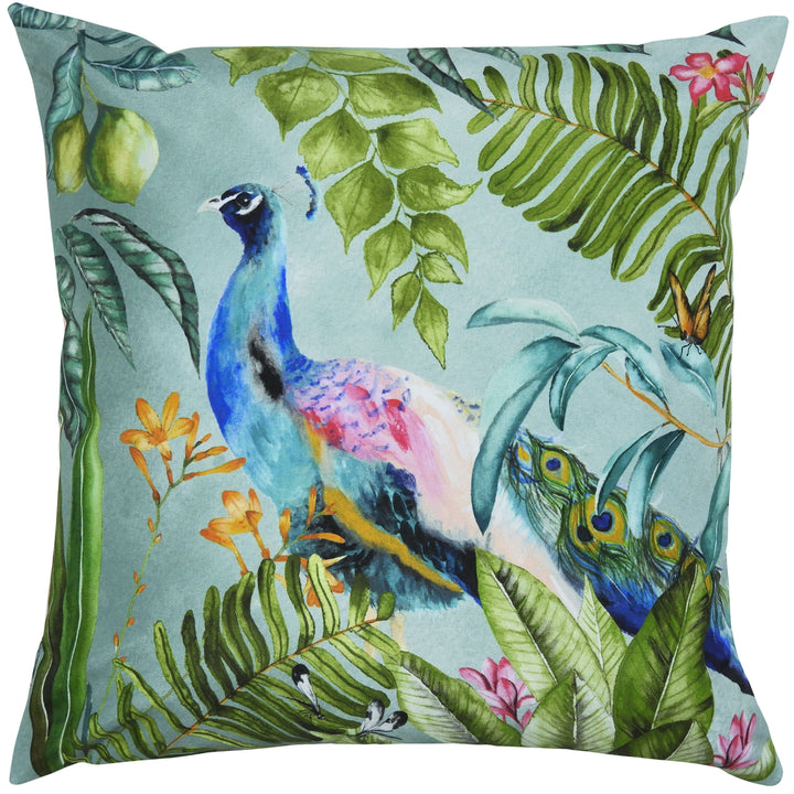 Peacock 43x43 Outdoor Cushion Cover Multi - image 2