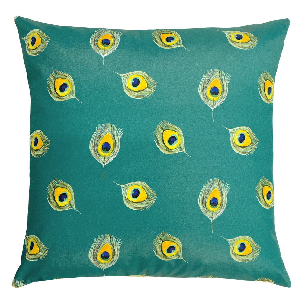Peacock 43x43 Outdoor Cushion Cover Blush - image 2
