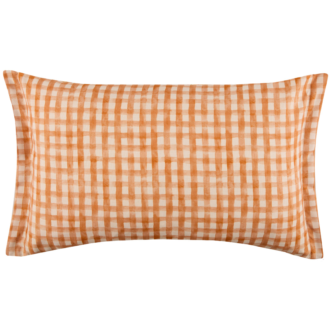 PEACH TRELLIS 40X60 OUTDOOR CUSHION CASE ORANGE
