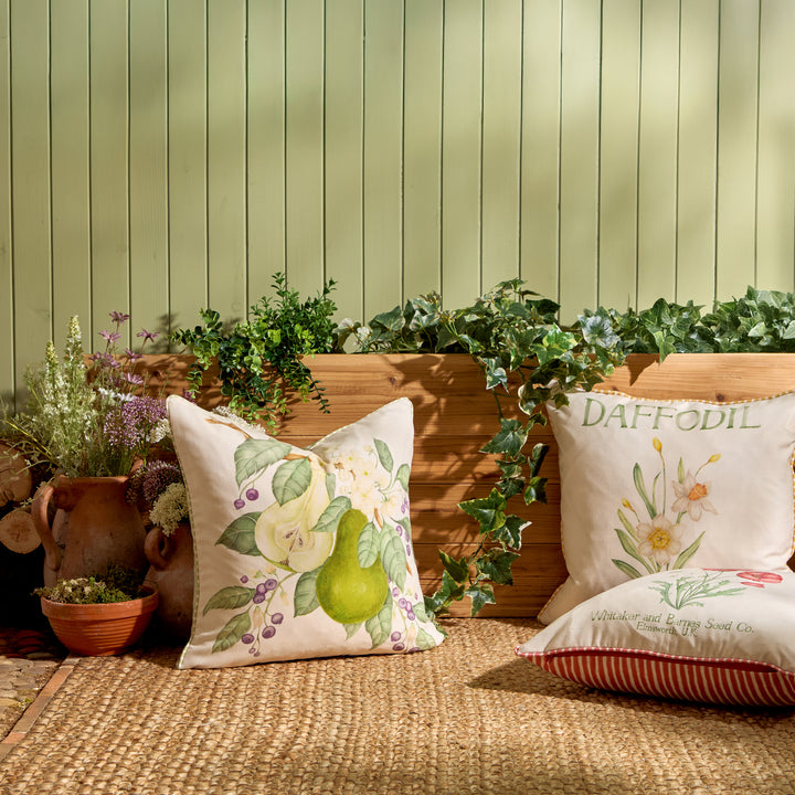 PEAR ORCHARD 43X43 OUTDOOR CUSHION CASE GREEN