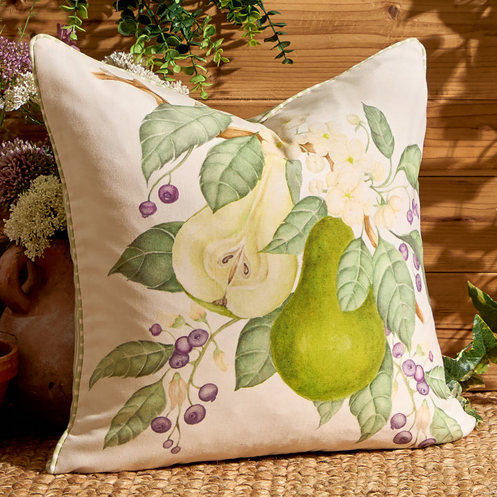 PEAR ORCHARD 43X43 OUTDOOR CUSHION CASE GREEN