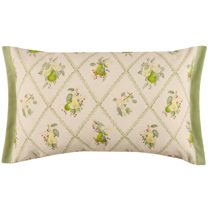 PEAR TRELLIS 40X60 OUTDOOR CUSHION CASE GREEN