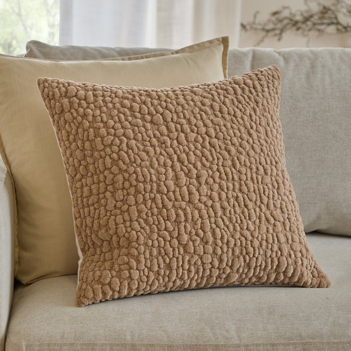 Pebble 45x45 Cushion Case Stone