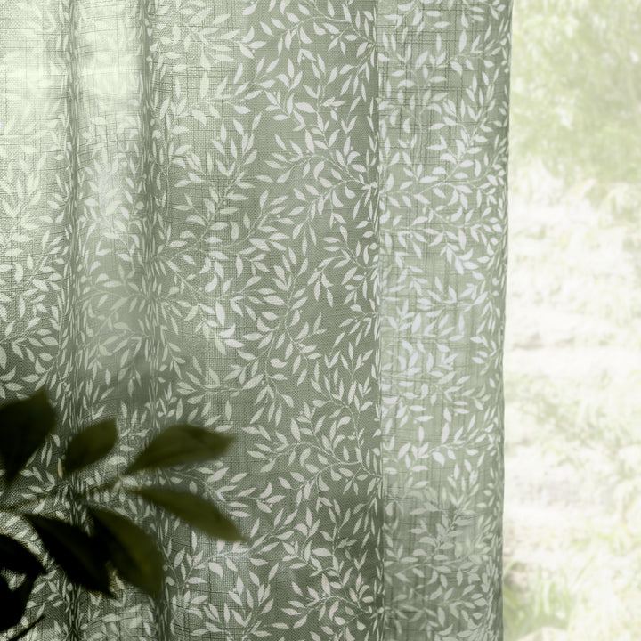 Perrie Leaf 140x250 Panel Curtains Forest - image 2