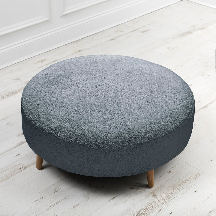 PETRA FOOTSTOOL PADDINGTON SLATE