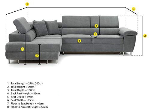 Amaro L Shape Sofa