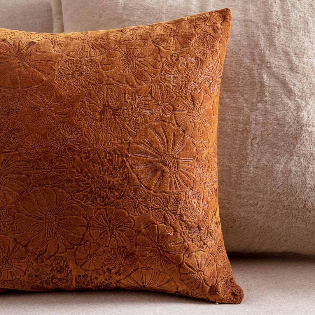 PICKING PATCH 45X45 CUSHION CASE PUMPKIN