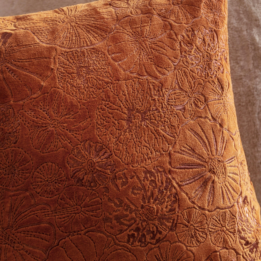 PICKING PATCH 45X45 CUSHION CASE PUMPKIN